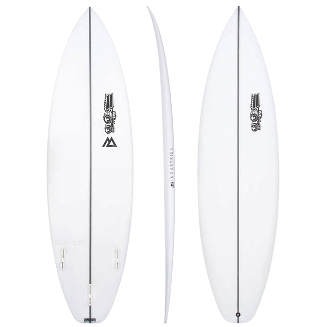 Monsta 2020 6'1" x 19 1/2" X 2 5/8" - 32.50L, Round, 5x Fin Boxes, PU - ID:980541