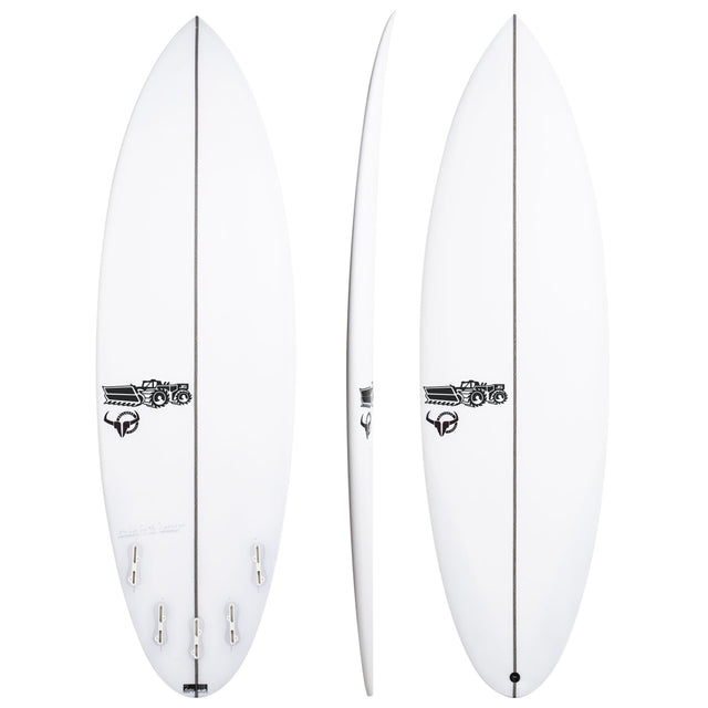 Bullseye 5'9" x 20 1/4" X 2 3/4", Round, 5x Fins, PU - ID:786444