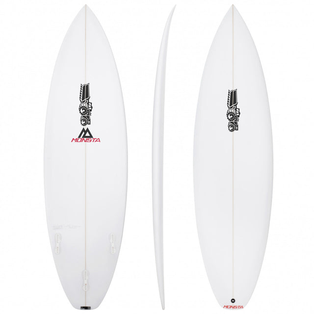 Monsta Youth 5'5" x 18 1/8" X 2 3/16", Round, 3x FCS 2 Fin Boxes, PU - ID:1167008