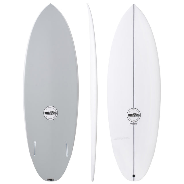 Baron Flyer 5'10" x 21" X 2 5/8" - 35.70L, Round, 2x Fin Boxes, PU - ID:1112237