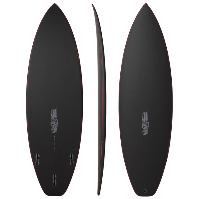 Xero Gravity 5'10" x 19 1/4" X 2 7/16" - 29.50L, Squash, 3x FCS 2 Fin Boxes, Carbotune - ID:1052823