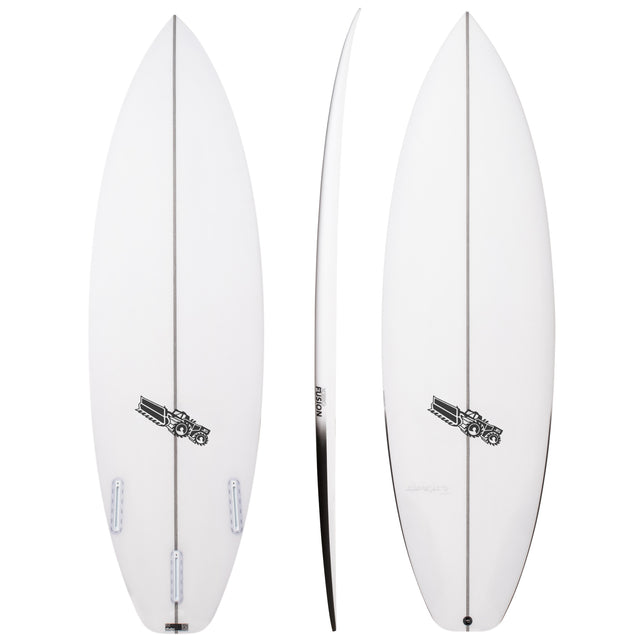 Xero Fusion 6'2" x 20 3/4" X 2 11/16" - 37.30L, Squash, 3x FCS 2 Fin Boxes, PU - ID:1055244
