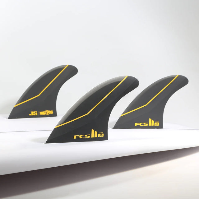 FCS II JS PC Carbon Black Tri Retail Fins