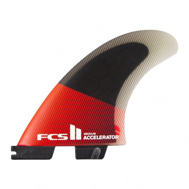 FCS II Accelerator PC Tri Retail Fins Large Red/Black