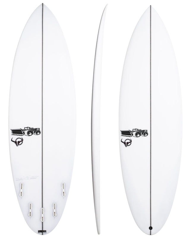 Bullseye 6'0" x 20 1/2" X  2 11/16" - 36.50L, Round, 5x Futures Fin Boxes, PU - ID:943467