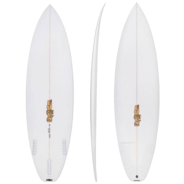 Golden Child Easy Rider 6'6" x 20 1/4" X  2 7/8" - 39.30L, Squash, 3x  FCS 2 Fin Boxes, PU - ID:886396