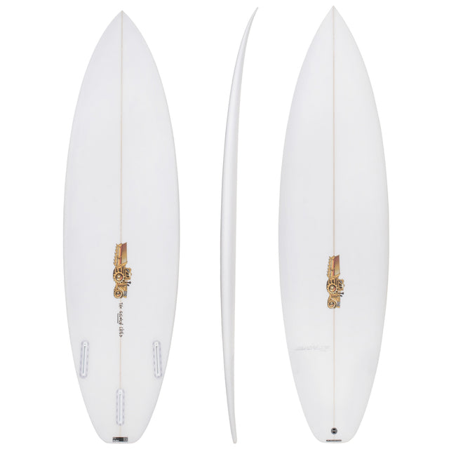 Golden Child Easy Rider 6'6" x 20 1/4" X  2 7/8" - 39.30L, Squash, 3x  FCS 2 Fin Boxes, PU - ID:1142735