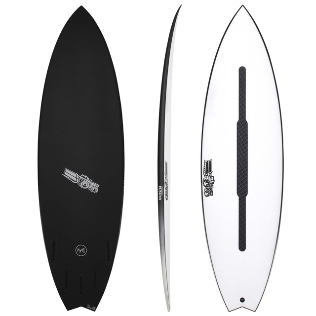 Xero Fusion 6'1" x 20 1/2" X  2 11/16" - 36.50L, Swallow, 5x  FCS 2 Fin Boxes, HYFI 3.0 - ID:914516