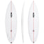 Big Horse 6'8" x 20 1/8" X  3" - 38.50L, Round, 5x Futures   Fin Boxes [T3], PU - ID:935251