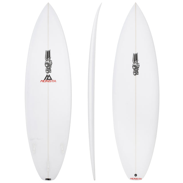 Monsta 5'9" x 18 1/2" X  2 5/16" - 25.60L, Squash, 3x  FCS 2 Fin Boxes, PU - ID:1164662