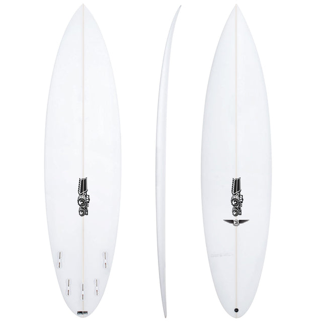 Forget Me Not 3 Step Up 6'8" x 19" X  2 11/16" - 35.40L, Round, 5x  FCS 2 Fin Boxes, PU - ID:1168892