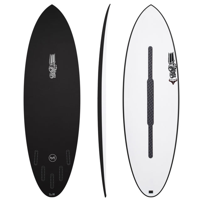Bull Run 5'9" x 19 5/8" X  2 1/2" - 30.50L, Round, 5x  FCS 2 Fin Boxes, HYFI 3.0 - ID:1060062