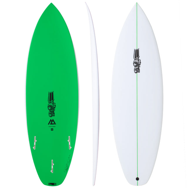 Monsta 2020 Youth 5'2" x 17 1/4" X  2 1/16" - 19.10L, Squash, 3x  FCS 2 Fin Boxes, PE - ID:777760