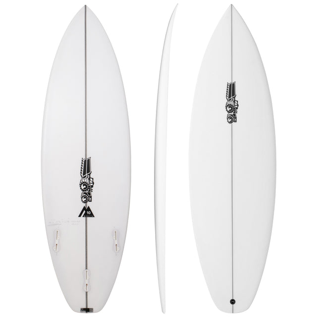 Monsta 10 Youth 5'6" x 17 1/2" X  2 1/4" - 22.60L, Squash, 3x  FCS 2 Fin Boxes, PU - ID:993982