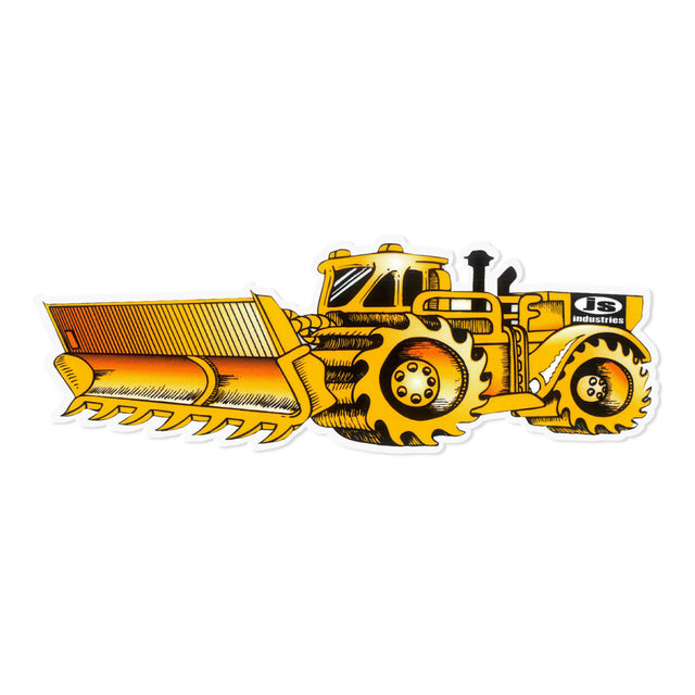 Gold Traktor Sticker