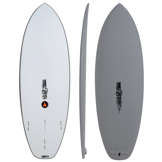 Flame Fish Softboard Flame Fish Storm 5'4" x 20 1/2" X  2 3/8" - 31.30L, Squash, 3x  FCS 2 Fin Boxes, Softboard - ID:1123155