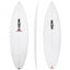 Monsta Youth 5'3" x 17 1/2" X  2 3/16" - 20.80L, Squash, 3x  FCS 2 Fin Boxes, Cobra PU - ID:1128332