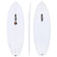 Flame Fish 5'4" x 20 1/2" X  2 3/8" - 30.00L, Squash, 5x  FCS 2 Fin Boxes, PU - ID:1127347