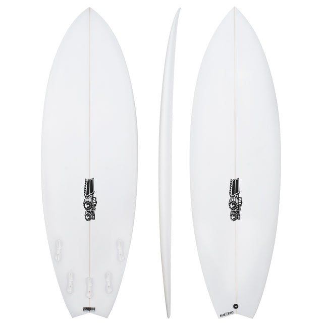 Sub Xero 6'6" x 22 1/8" X  3 1/4" - 51.40L, Swallow, 5x  FCS 2 Fin Boxes, PU - ID:1167703