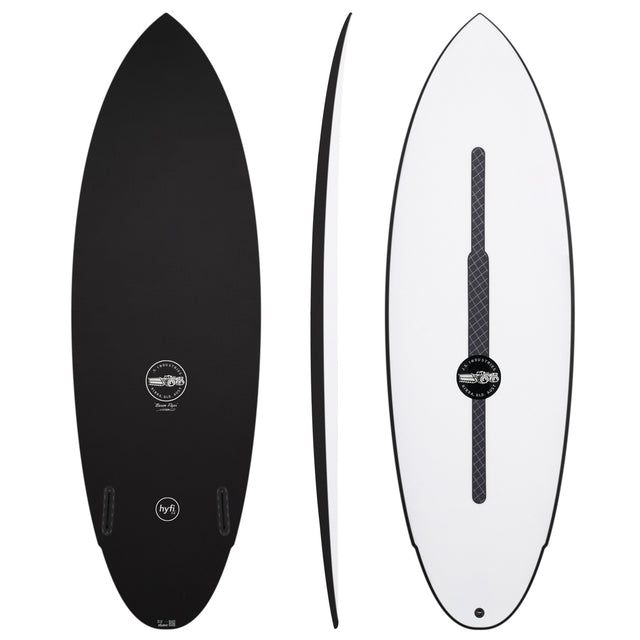 Baron Flyer 5'8" x 20 3/4" X  2 1/2" - 32.50L, Round, 2x  FCS 2 Fin Boxes, HYFI 3.0 - ID:857468