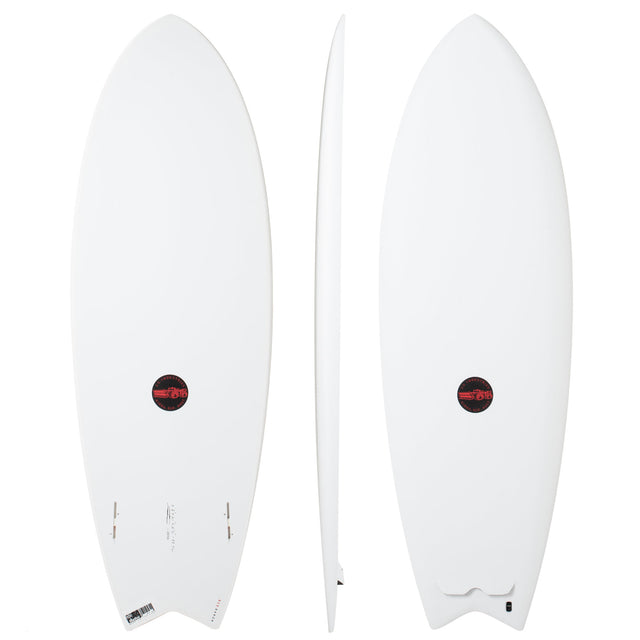Red Baron Softboard 5'4" x 20 3/4" X  2 3/8" - 30.40L, Swallow, 2x  FCS 2 Fins, Softboard - ID:627424