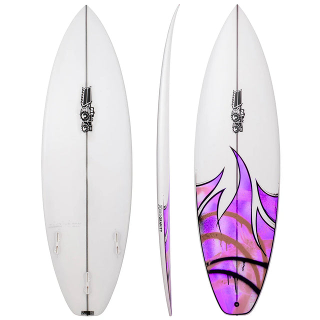 Xero Gravity Youth 5'1" x 17 7/8" X  2 1/8" - 20.00L, Squash, 3x  FCS 2 Fin Boxes, PU - ID:953308