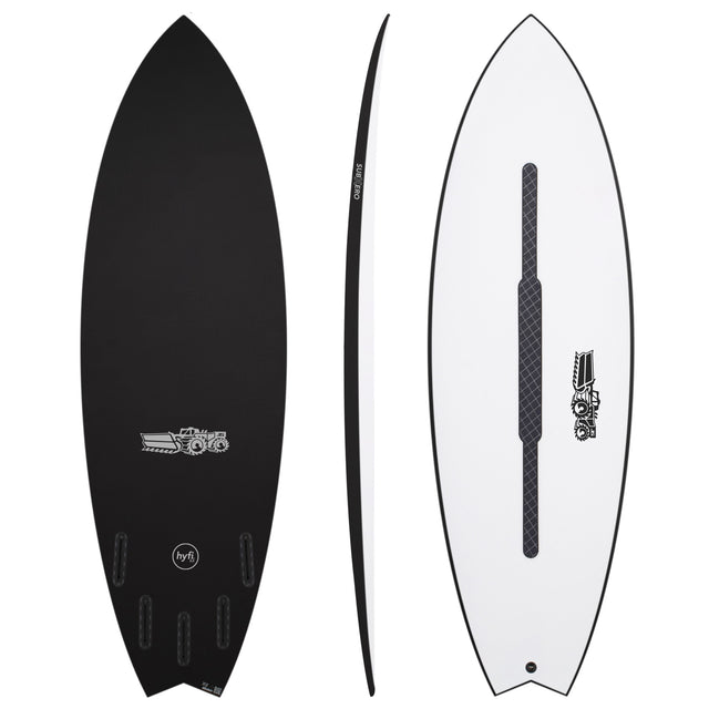 Sub Xero 6'6" x 22 1/8" X  3 1/4" - 51.40L, Swallow, 5x  FCS 2 Fin Boxes, HYFI 3.0 - ID:913410