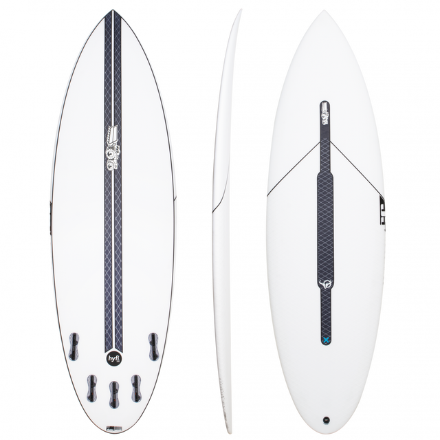 Bullseye 6'1" x 20 3/4" X  2 3/4" - 38.20L, Round, 5x  Futures Fin Boxes, HYFI 2.0 - ID:669201