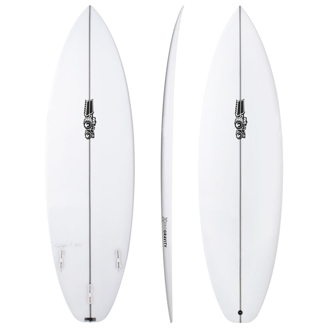 Xero Gravity 6'1" x 20" X  2 5/8" - 34.50L, Squash, 3x  Futures Fin Boxes, PU - ID:994348