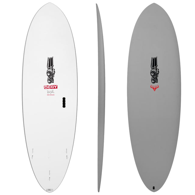 Bull Run Softboard Flame Fish Storm 6'8" x 22" X  2 7/8" - 46.00L, Round, 3x  FCS 2 Fin Boxes, Softboard - ID:1082306