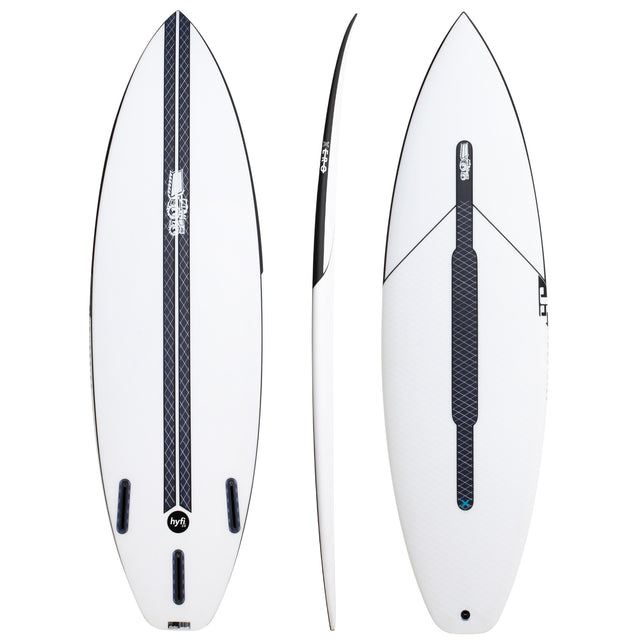 Xero 5'10" x 19 3/4" X  2 1/2" - 31.30L, Squash, 3x  FCS 2 Fin Boxes, HYFI 2.0 - ID:760558