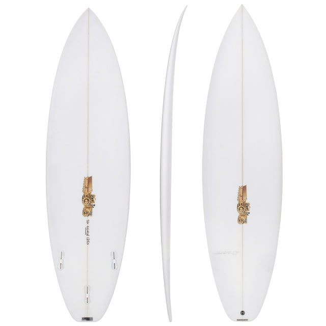 Golden Child Youth 5'5" x 17 3/4" X  2 1/4" - 22.00L, Squash, 3x  FCS 2 Fin Boxes, Cobra PU - ID:1128355