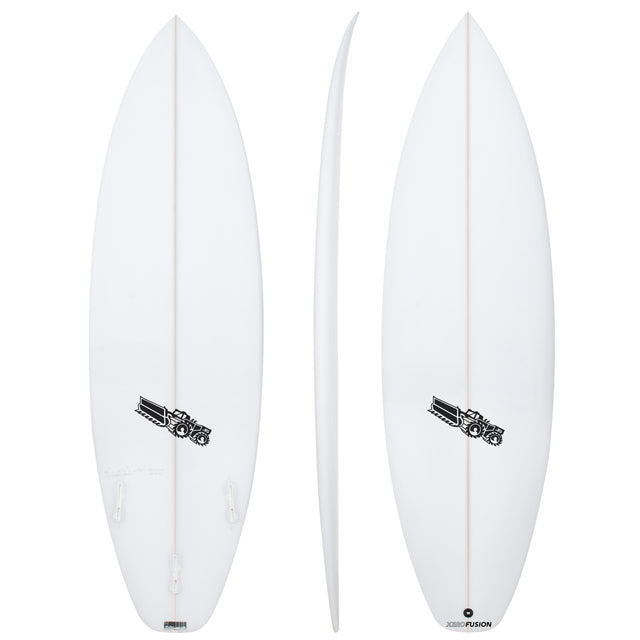 Xero Fusion Easy Rider 5'11" x 20 1/4" X  2 11/16" - 34.30L, Swallow, 3x  FCS 2 Fin Boxes, PU - ID:1132105
