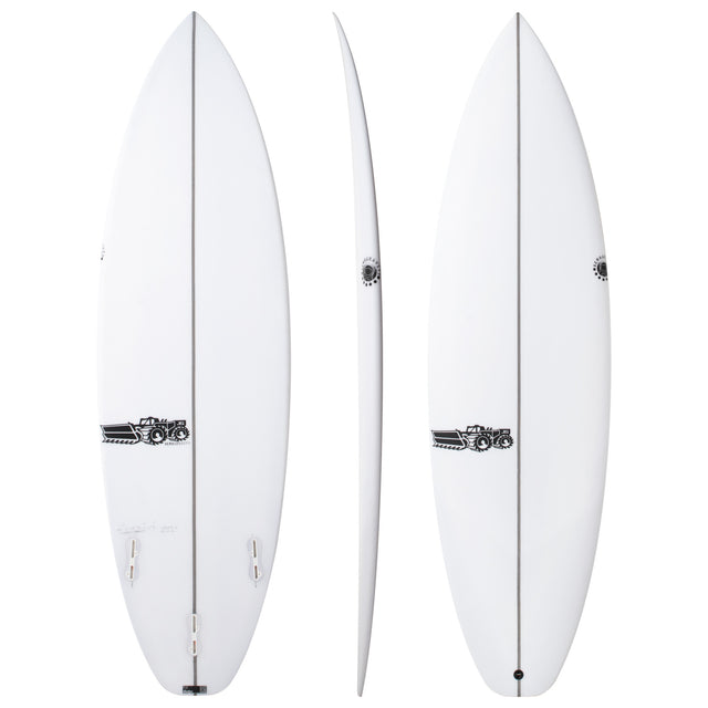 Xero Gravity Easy Rider 5'9" x 19 1/2" X  2 1/2" - 30.00L, Squash, 3x  FCS 2 Fin Boxes, PU - ID:927657