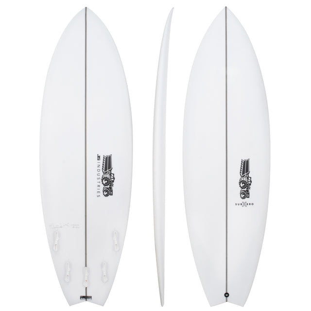 Sub Xero 5'9" x 20 3/4" X  2 3/4" - 35.30L, Swallow, 5x  FCS 2 Fin Boxes, PU - ID:926930