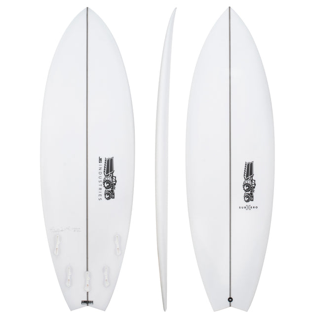 Sub Xero 5'11" x 21" X  2 7/8" - 38.80L, Swallow, 5x  FCS 2 Fin Boxes, PU [Semi New] - ID:995704