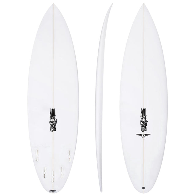 Forget Me Not 3 6'0" x 19 1/4" X  2 1/2" - 30.20L, Round, 5x  FCS 2 Fin Boxes, PU - ID:1158669