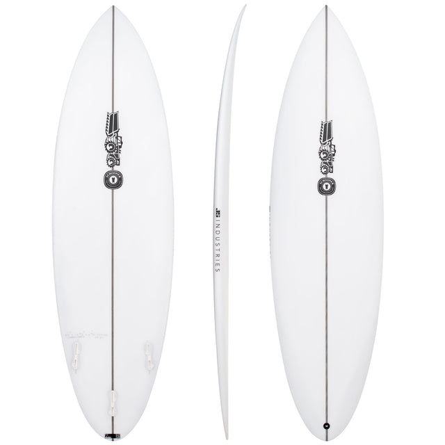 Schooner 6'2" x 19 5/16" X  2 3/4", 3x   Fin Boxes, PU - ID:924167