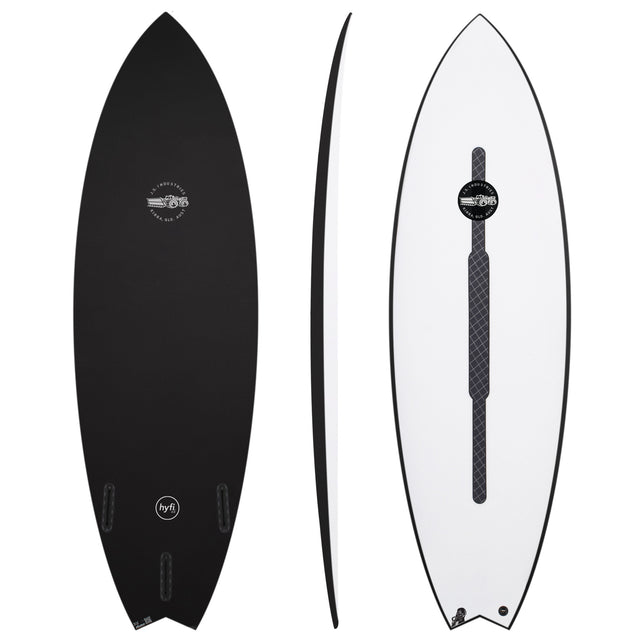 Black Baron 2.1 5'11" x 20" X  2 13/16" - 34.20L, Swallow, 3x  Futures Fin Boxes, HYFI 3.0 - ID:1066815