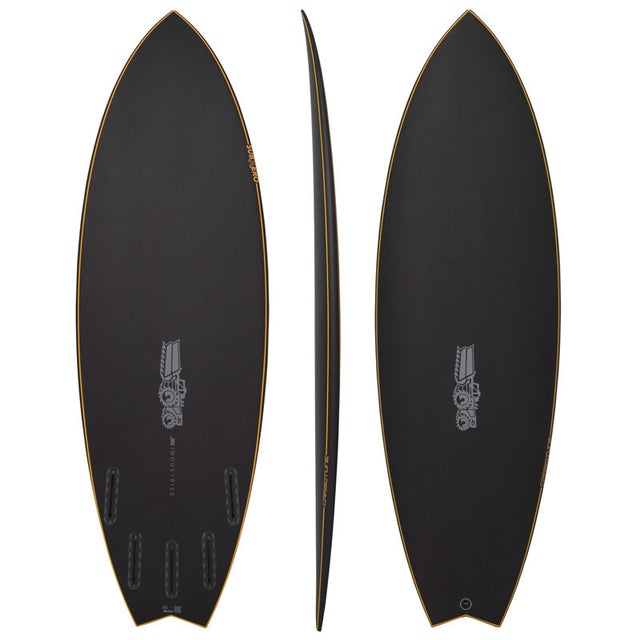 Sub Xero 6'4" x 21 7/8" X  3 3/16" - 48.00L, Swallow, 5x  FCS 2 Fin Boxes, Carbotune - ID:887115