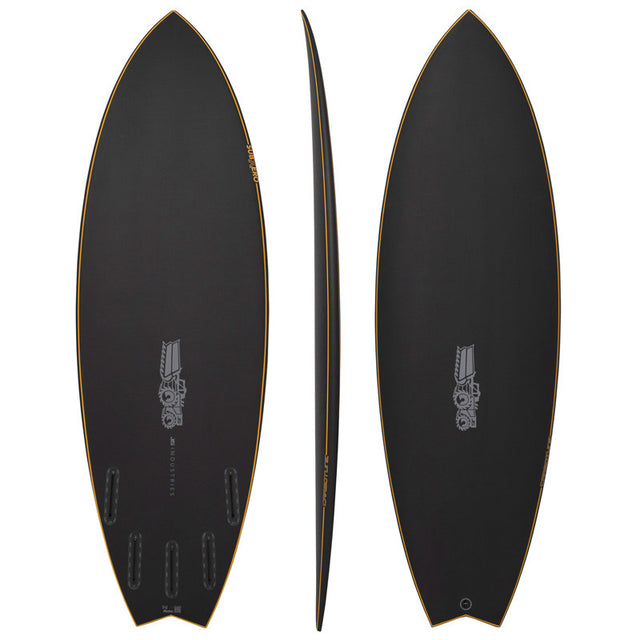Sub Xero 5'7" x 20 1/4" X  2 5/8" - 32.00L, Swallow, 5x  FCS 2 Fin Boxes, Carbotune - ID:1122563