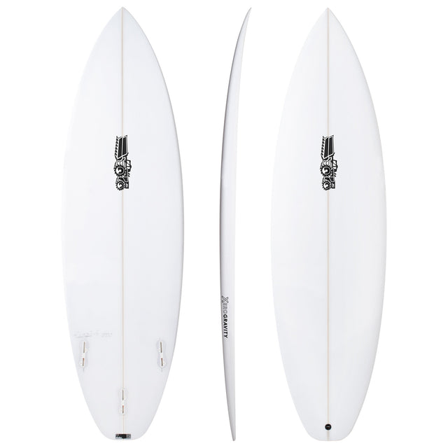 Xero Gravity 5'10" x 19 1/4" X  2 3/8" - 28.60L, Squash, 3x  FCS 2 Fin Boxes, PU - ID:1161827