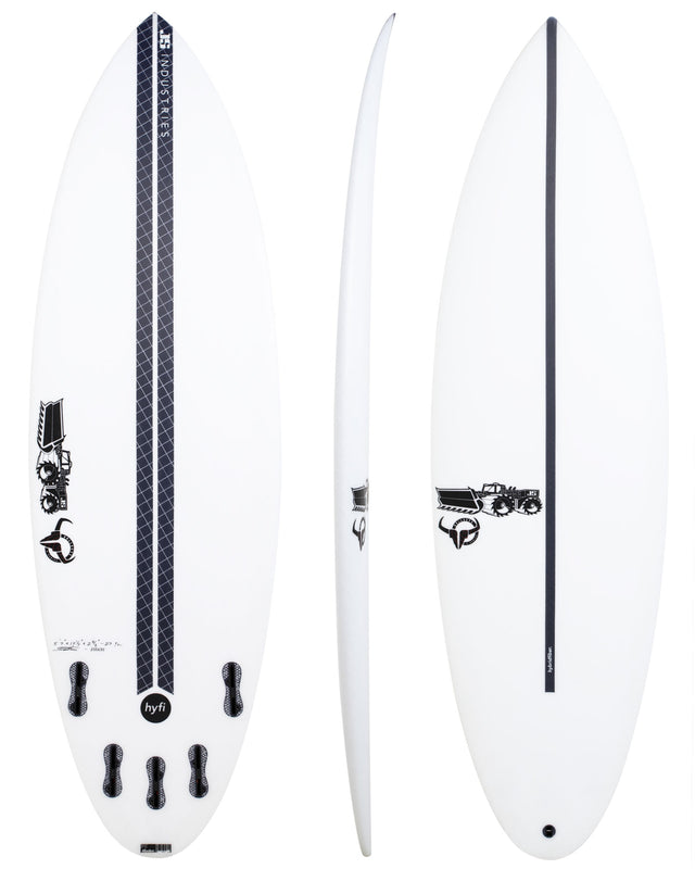 Bullseye 5'4" x 18 3/4" X  2 3/16" - 23.90L, Round, 5x  FCS 2 Fin Boxes, EPS - ID:673390