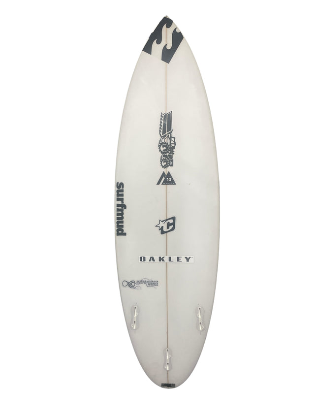 Monsta 10 5'3" x 17 1/8" X  2" - 18.50L, 3x  FCS 2 Fin Boxes, PU [Good] - ID:856695