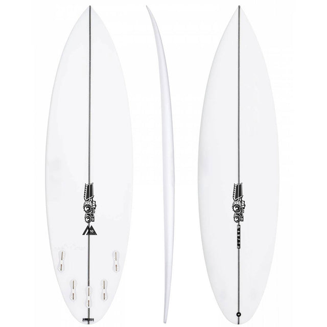 Monsta 10 6'3" x 19 1/8" X  2 7/16" - 30.90L, Round, 5x  FCS 2 Fin Boxes, PU - ID:942214