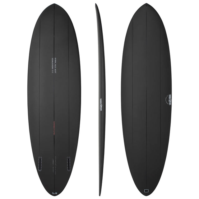 Big Baron Clear 6'8" x 21" X  2 7/8" - 42.80L, Round, 2x  FCS 2 Fin Boxes, Carbotune - ID:1025934