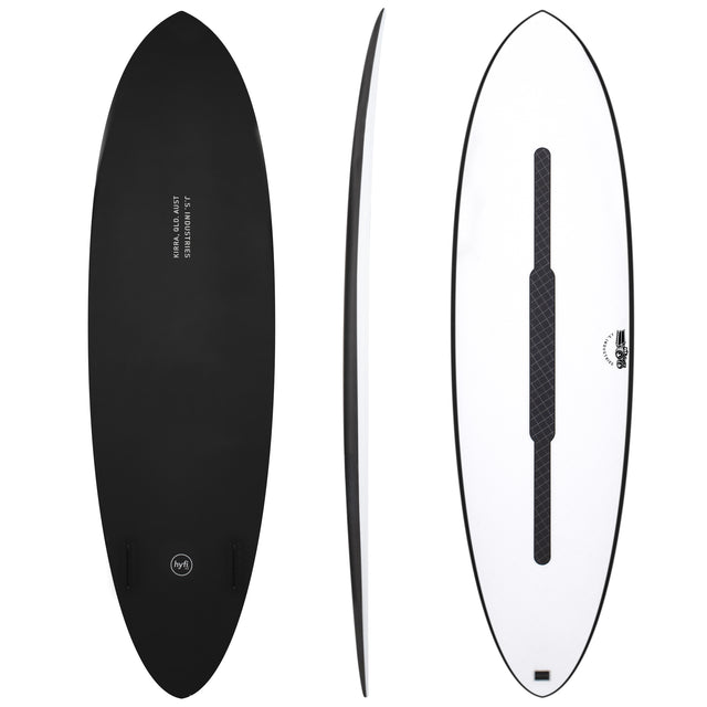 Big Baron Clear 6'6" x 20 1/4" X  2 5/8" - 36.80L, Round, 2x  Futures Fin Boxes, HYFI 3.0 - ID:941815