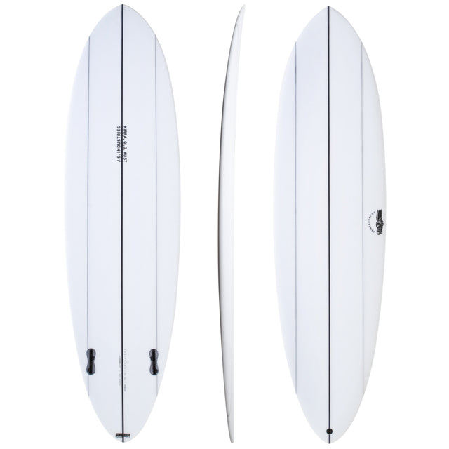 Big Baron 5'10" x 18 3/4" X  2 5/16" - 27.00L, Round, 2xFCS2   Fin Boxes, PE - ID:803152