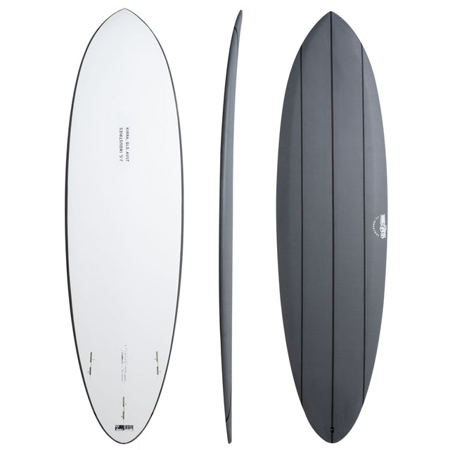 Big Baron Softboard Storm 7'0" x 21" X  2 3/4" - 45.00L, Round, 3x  FCS 2 Fin Boxes, Softboard - ID:1052888
