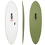Bull Run Softboard Sage 5'10" x 20 3/4" X  2 3/4" - 35.00L, Round, 3x  FCS 2 Fin Boxes, Softboard - ID:1005821